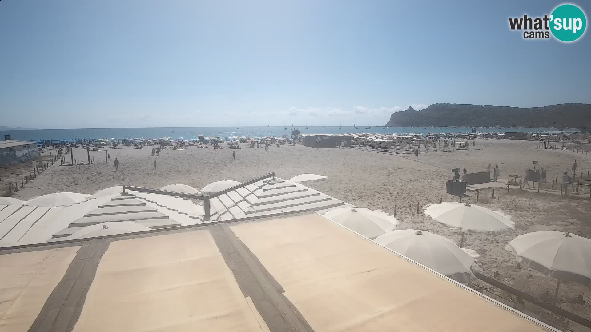 Poetto beach webcam | Cagliari | Sardinija