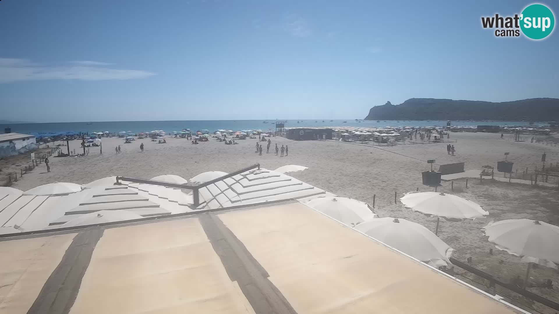 Poetto beach webcam | Cagliari | Sardinija