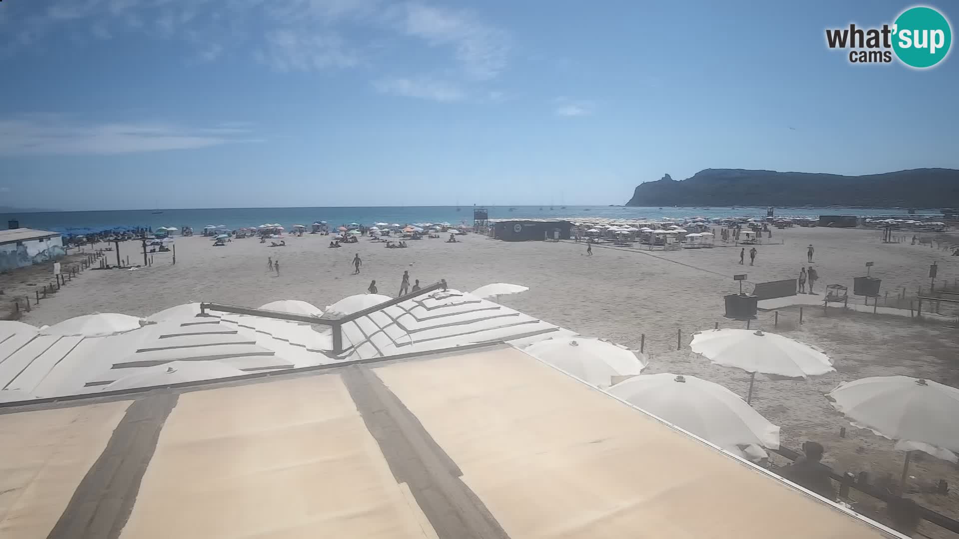 Webcam plage de Poetto | Cagliari | Sardaigne
