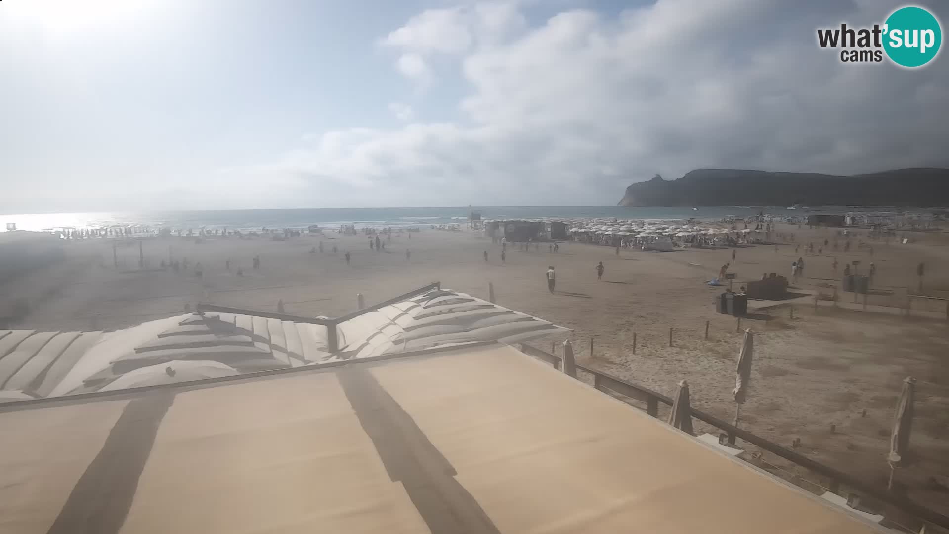 Poetto beach webcam | Cagliari | Sardinija