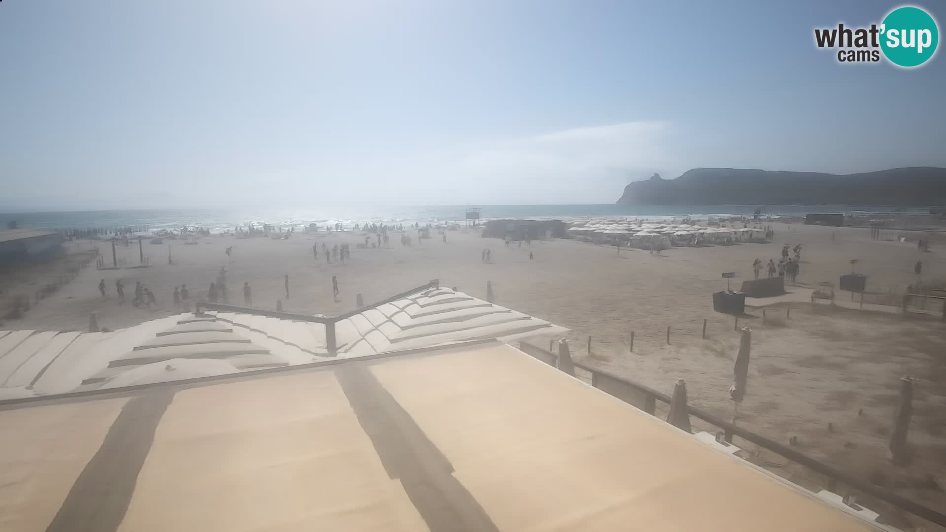 Poetto beach webcam | Cagliari | Sardinija