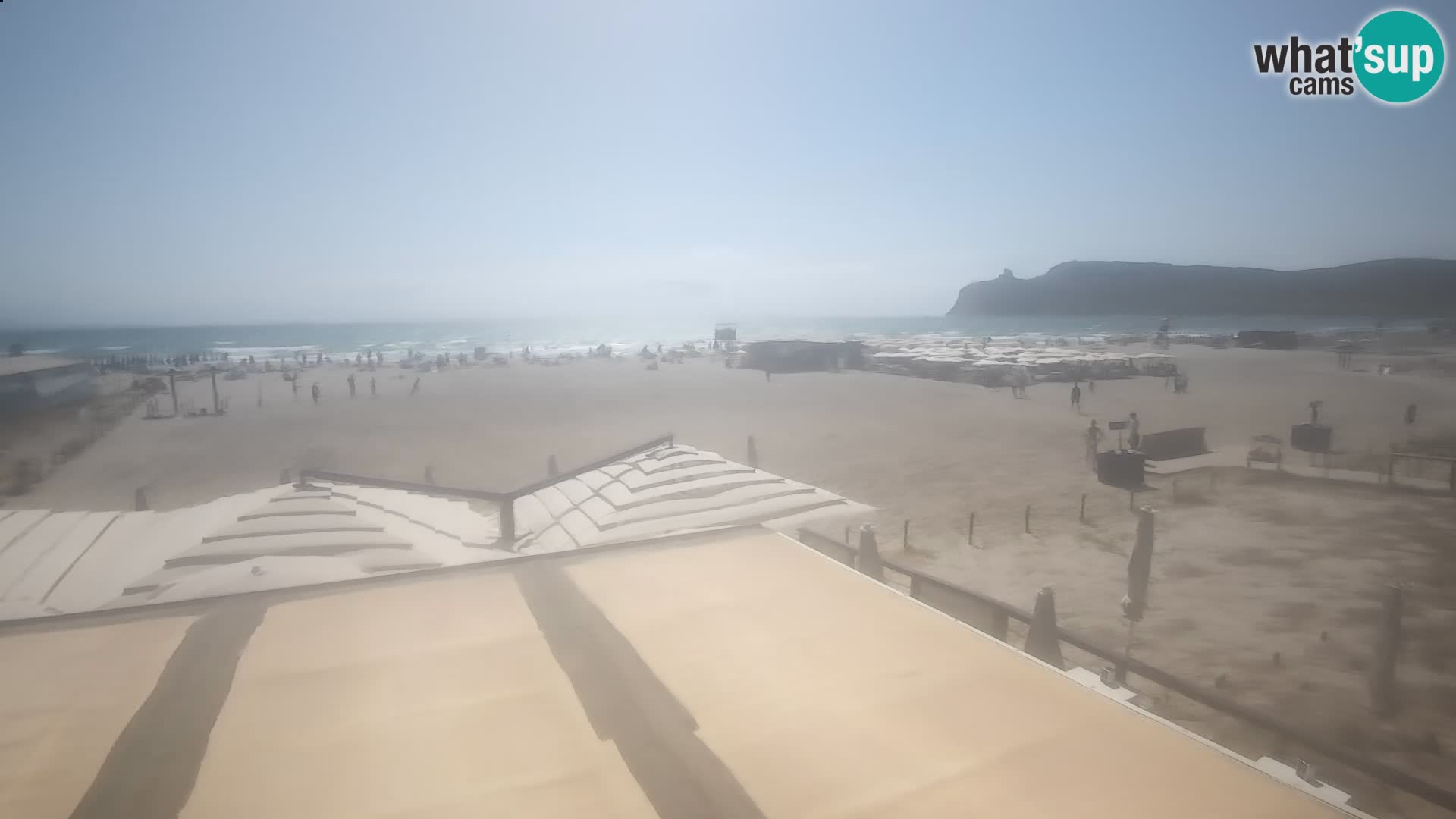 Poetto beach webcam | Cagliari | Sardinija