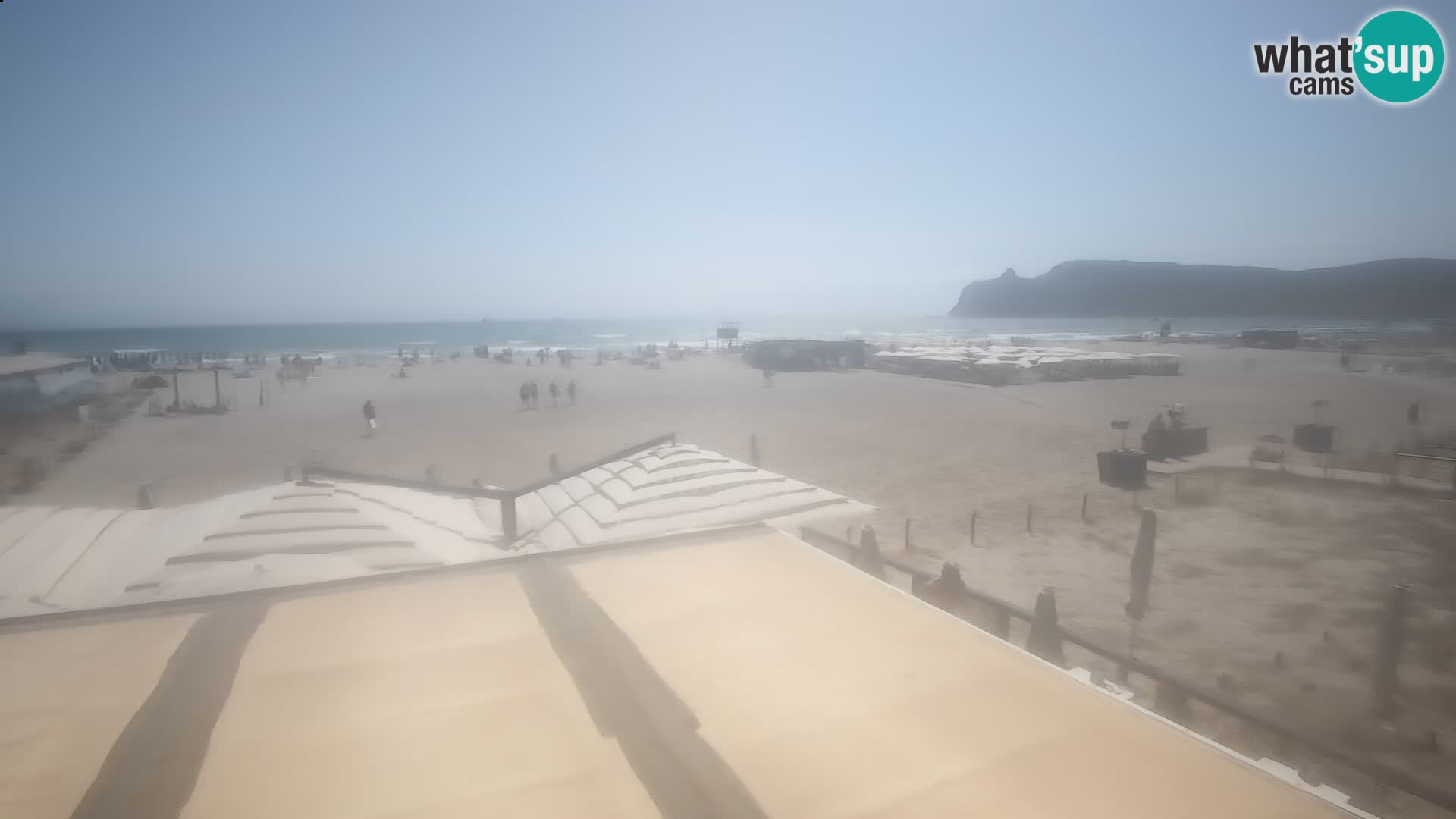 Poetto beach webcam | Cagliari | Sardinija