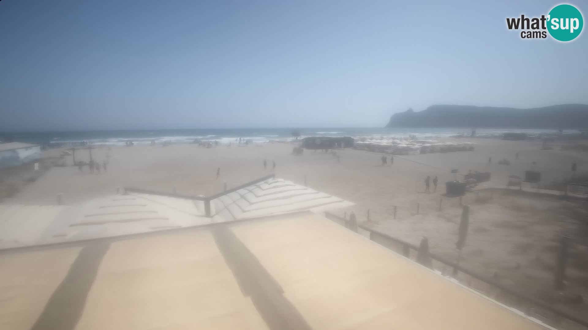 Poetto beach webcam | Cagliari | Sardinija