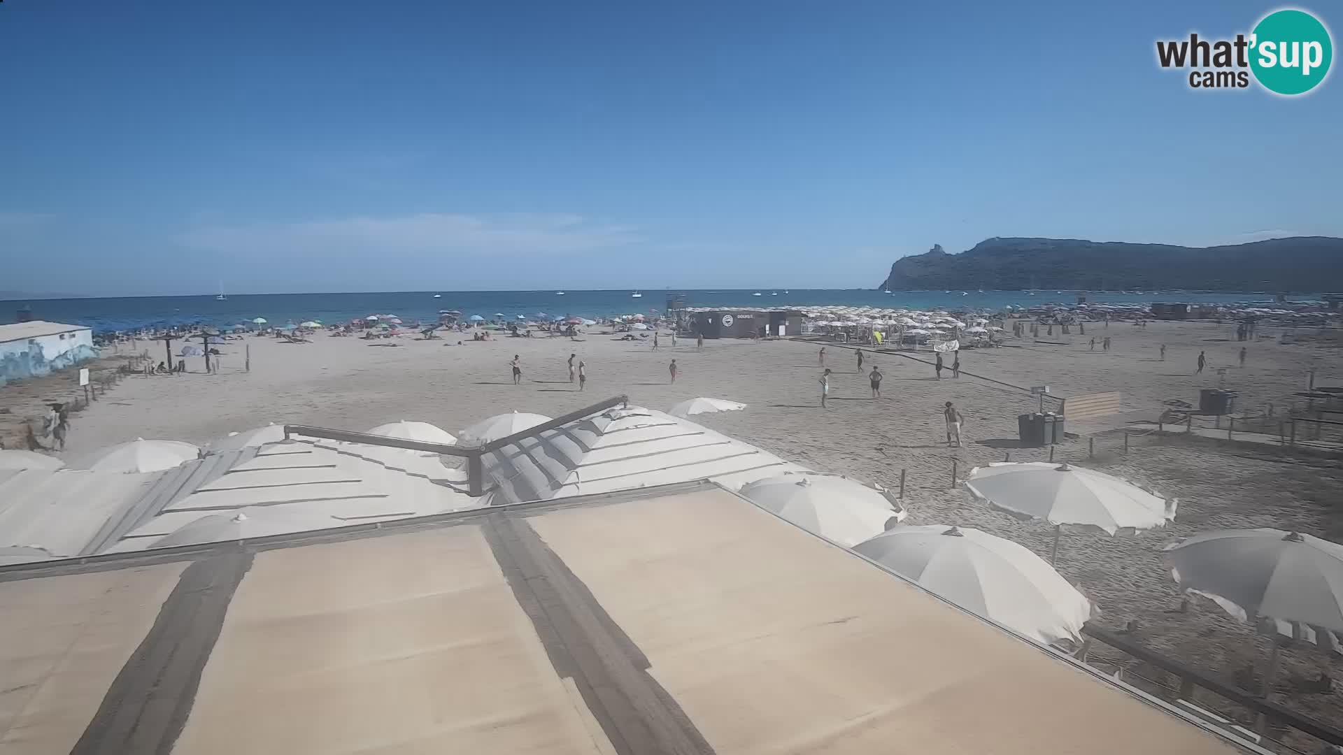 Poetto Strand Webcam | Cagliari | Sardinien