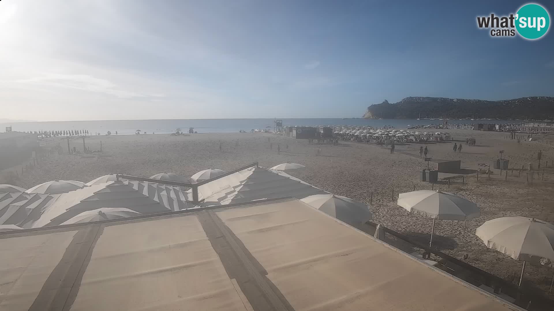 Poetto beach webcam | Cagliari | Sardinija