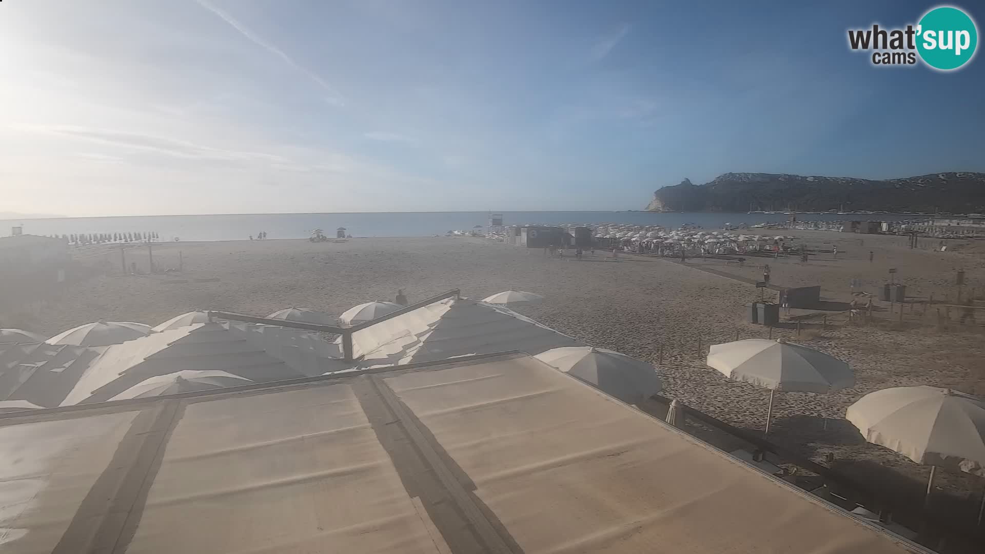 Webcam plage de Poetto | Cagliari | Sardaigne