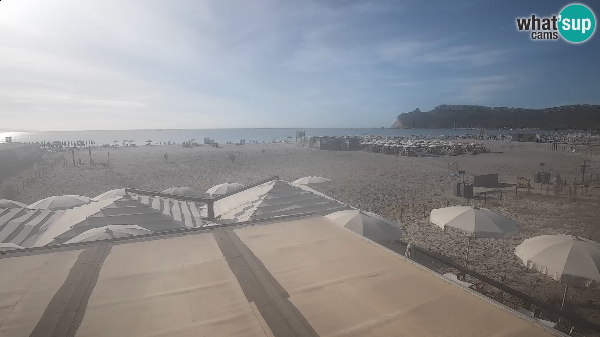 Poetto beach webcam | Cagliari | Sardinija