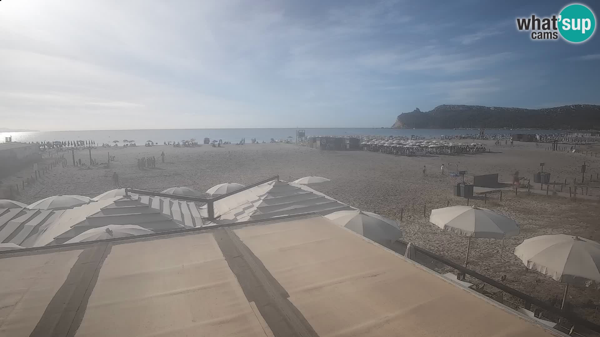 Poetto beach webcam | Cagliari | Sardinija