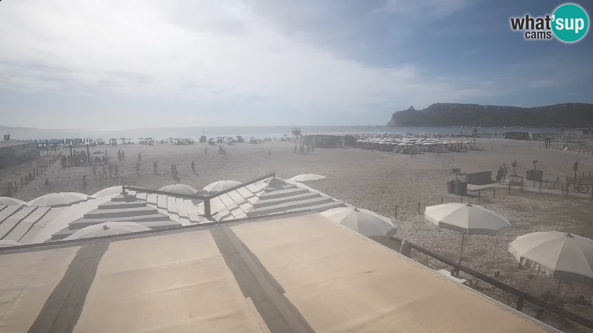 Poetto beach webcam | Cagliari | Sardinija