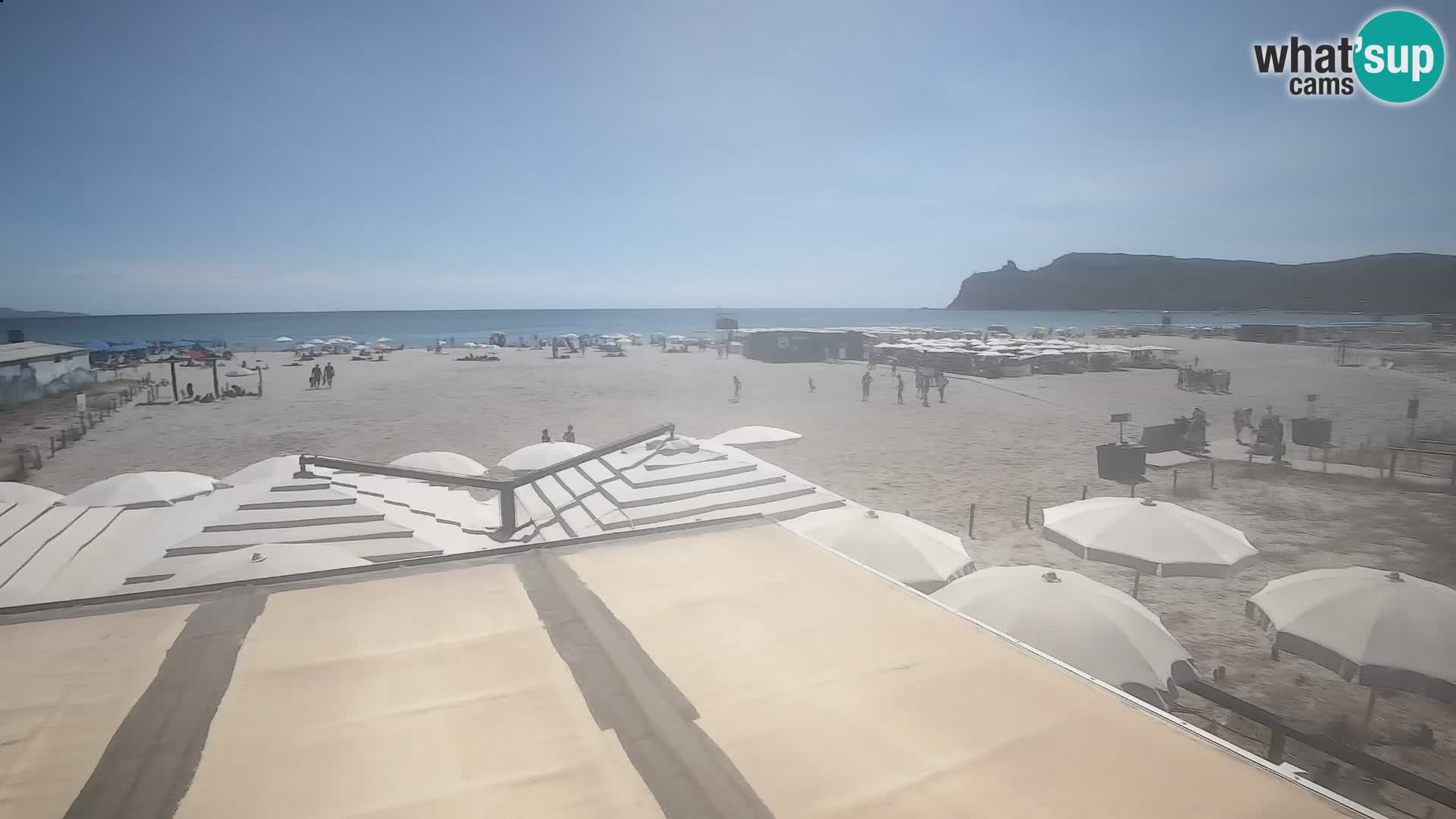 Poetto beach webcam | Cagliari | Sardinia