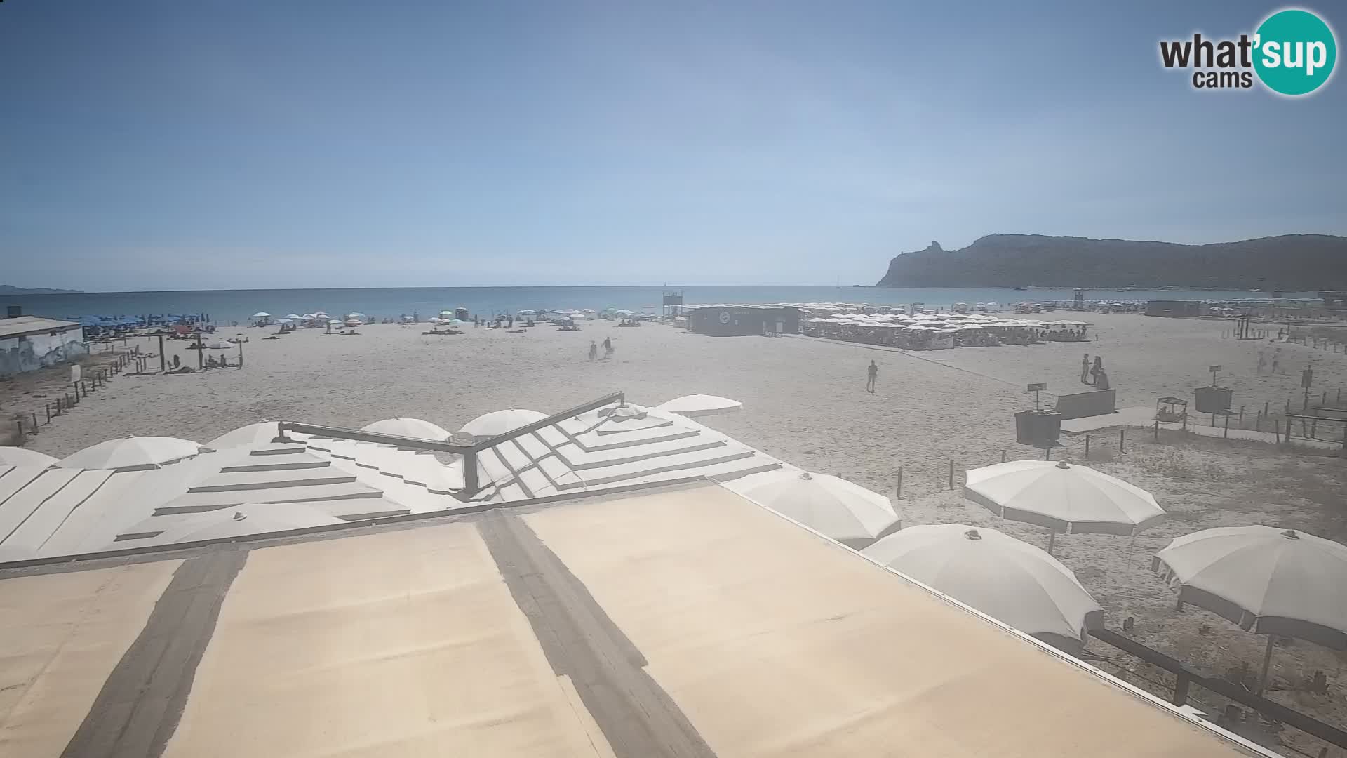 Poetto beach webcam | Cagliari | Sardinia