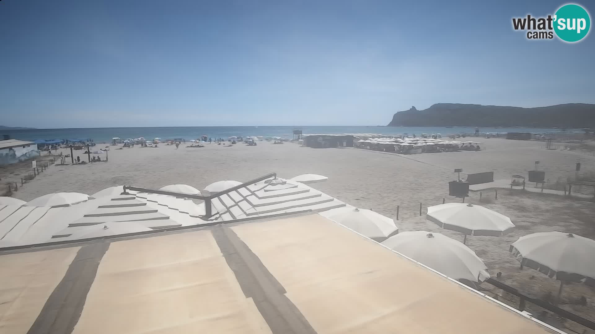 Poetto beach webcam | Cagliari | Sardinia