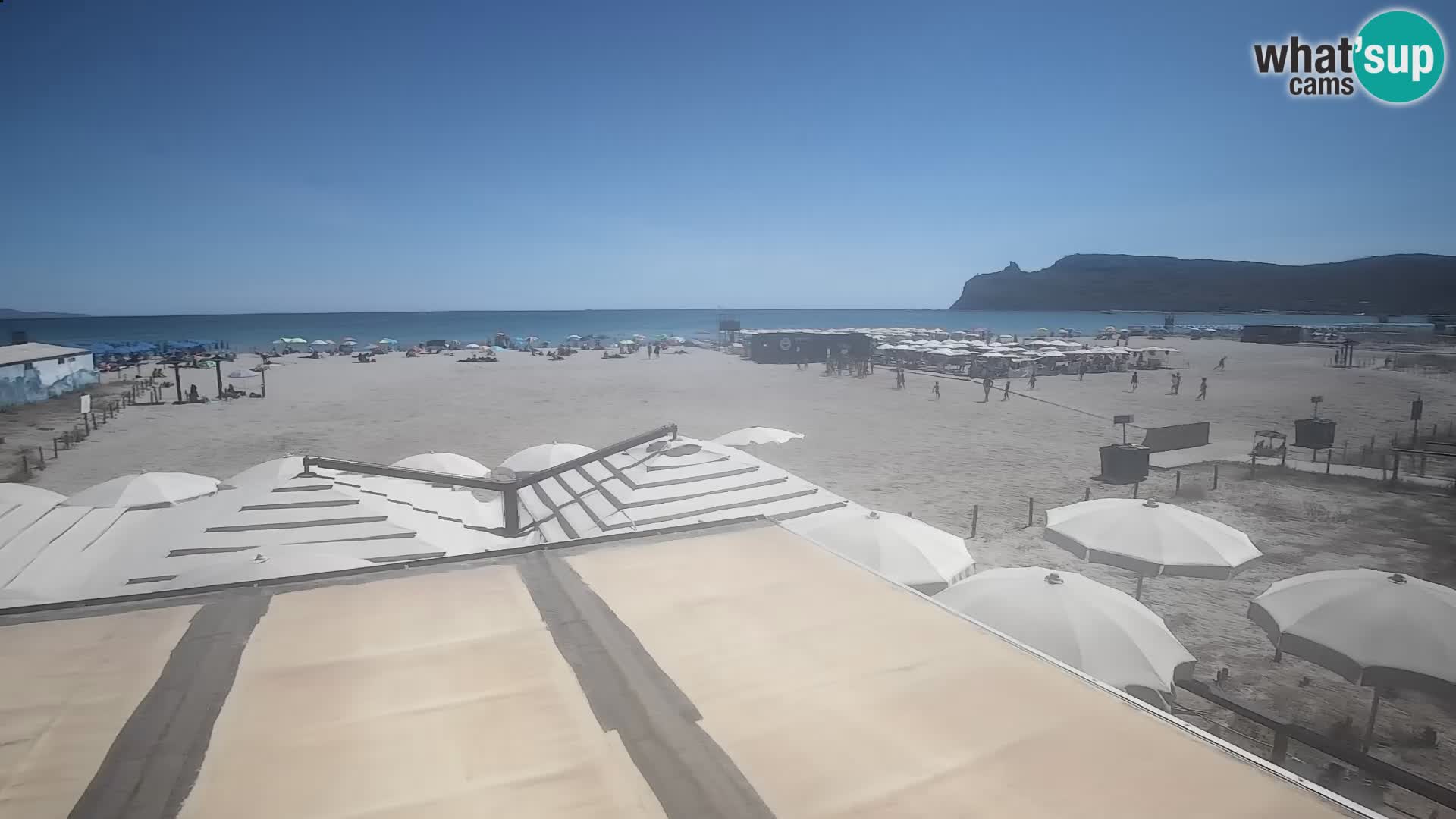 Poetto beach webcam | Cagliari | Sardinija