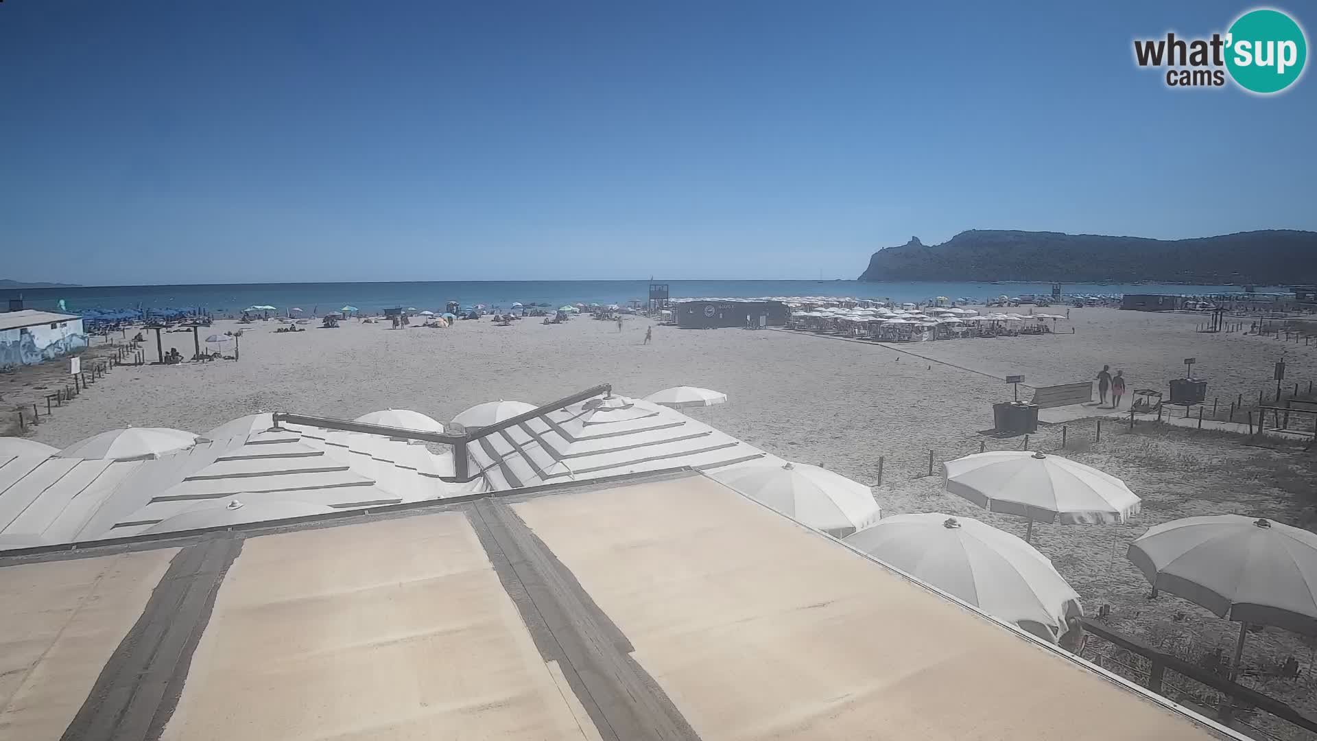 Poetto beach webcam | Cagliari | Sardinia