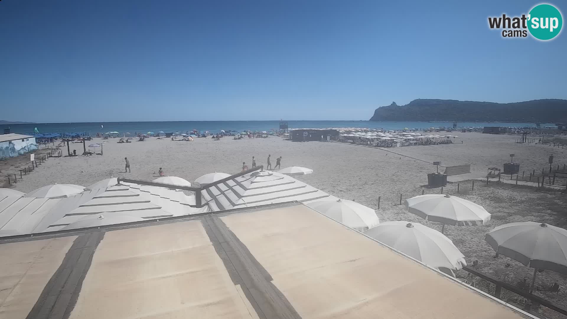 Poetto beach webcam | Cagliari | Sardinia