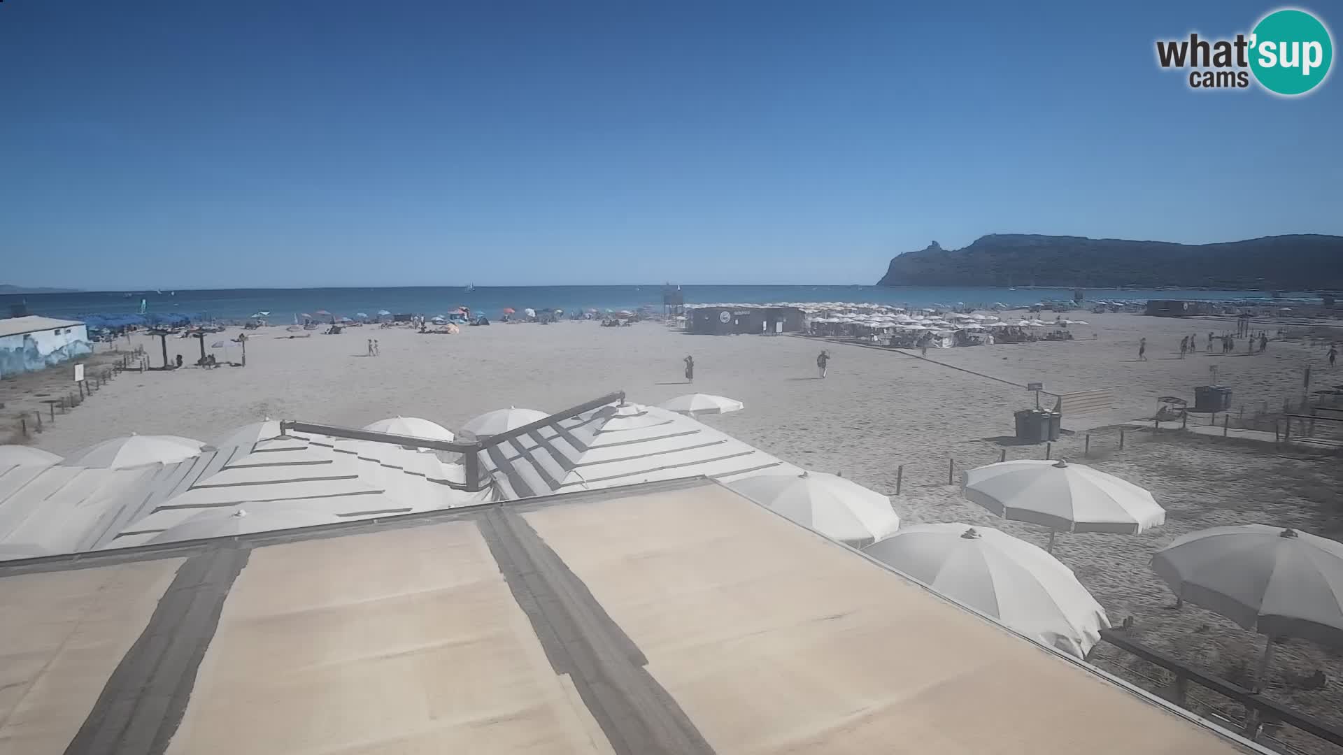 Poetto beach webcam | Cagliari | Sardinija