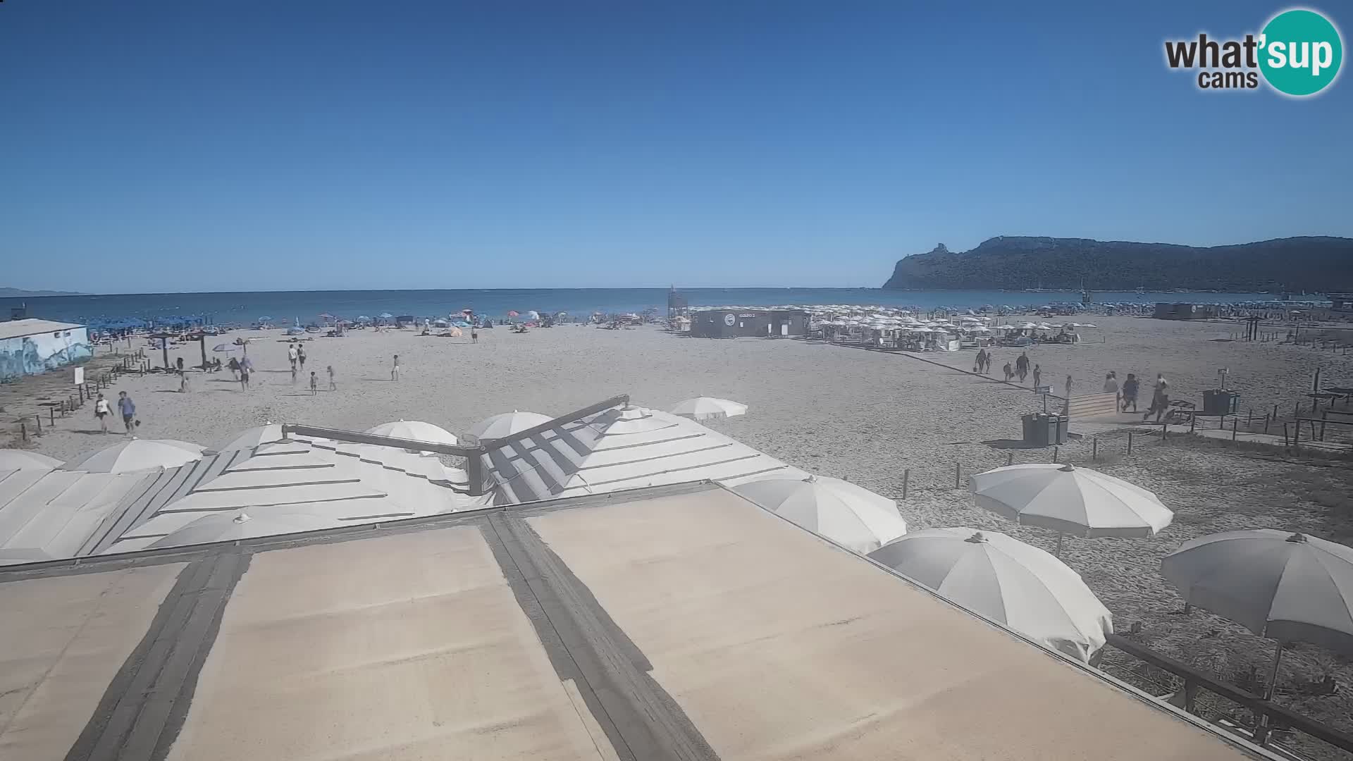 Poetto beach webcam | Cagliari | Sardinia