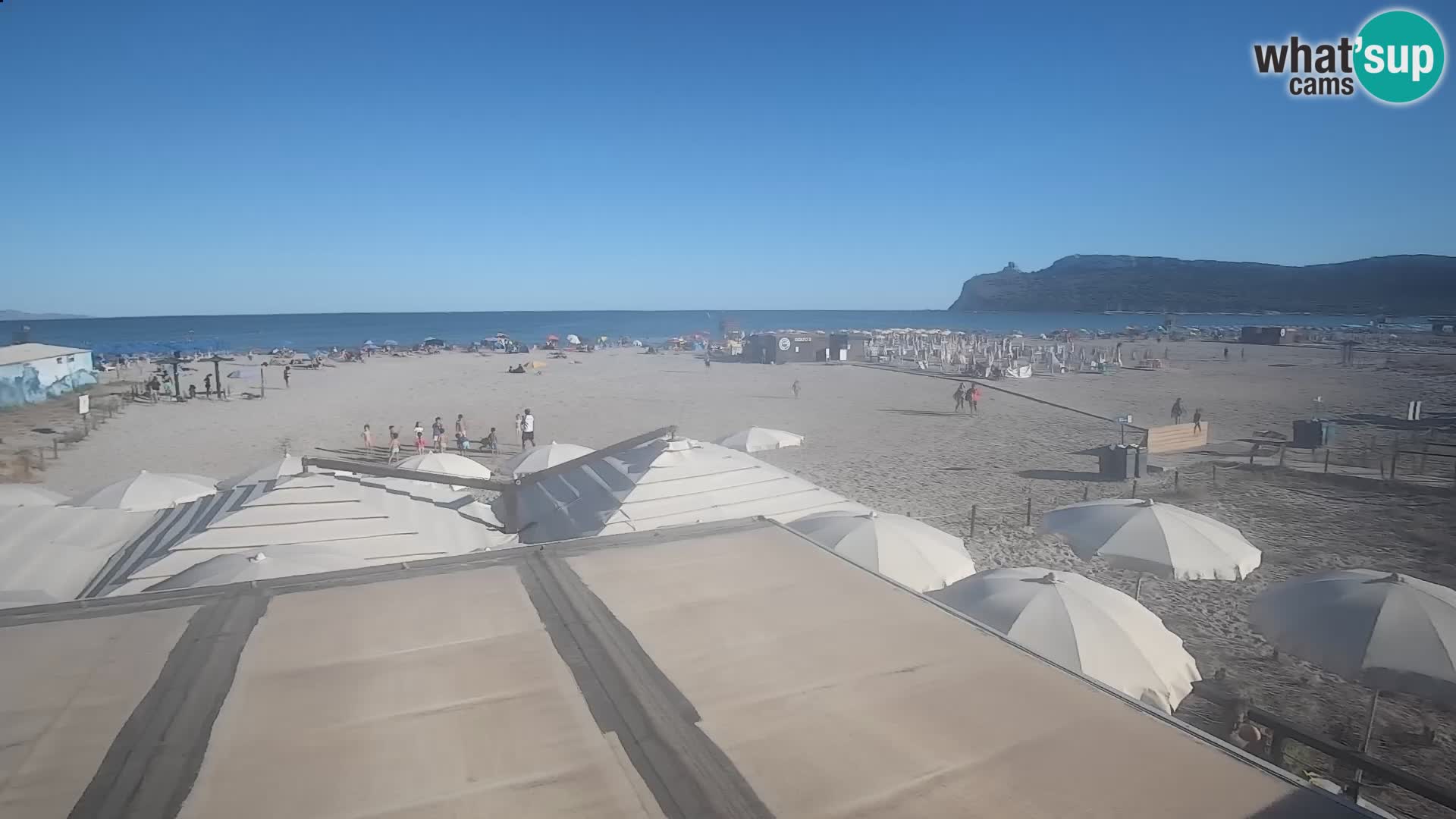 Webcam spiaggia del Poetto | Cagliari | Sardegna