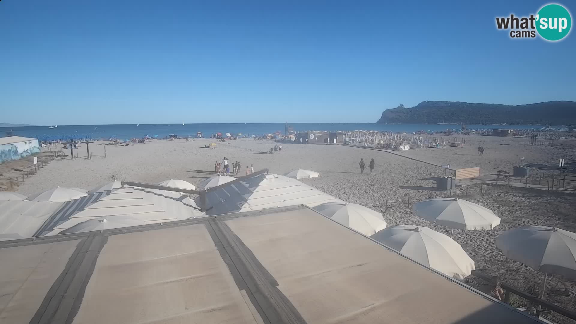 Webcam playa de Poetto | Cagliari | Cerdeña