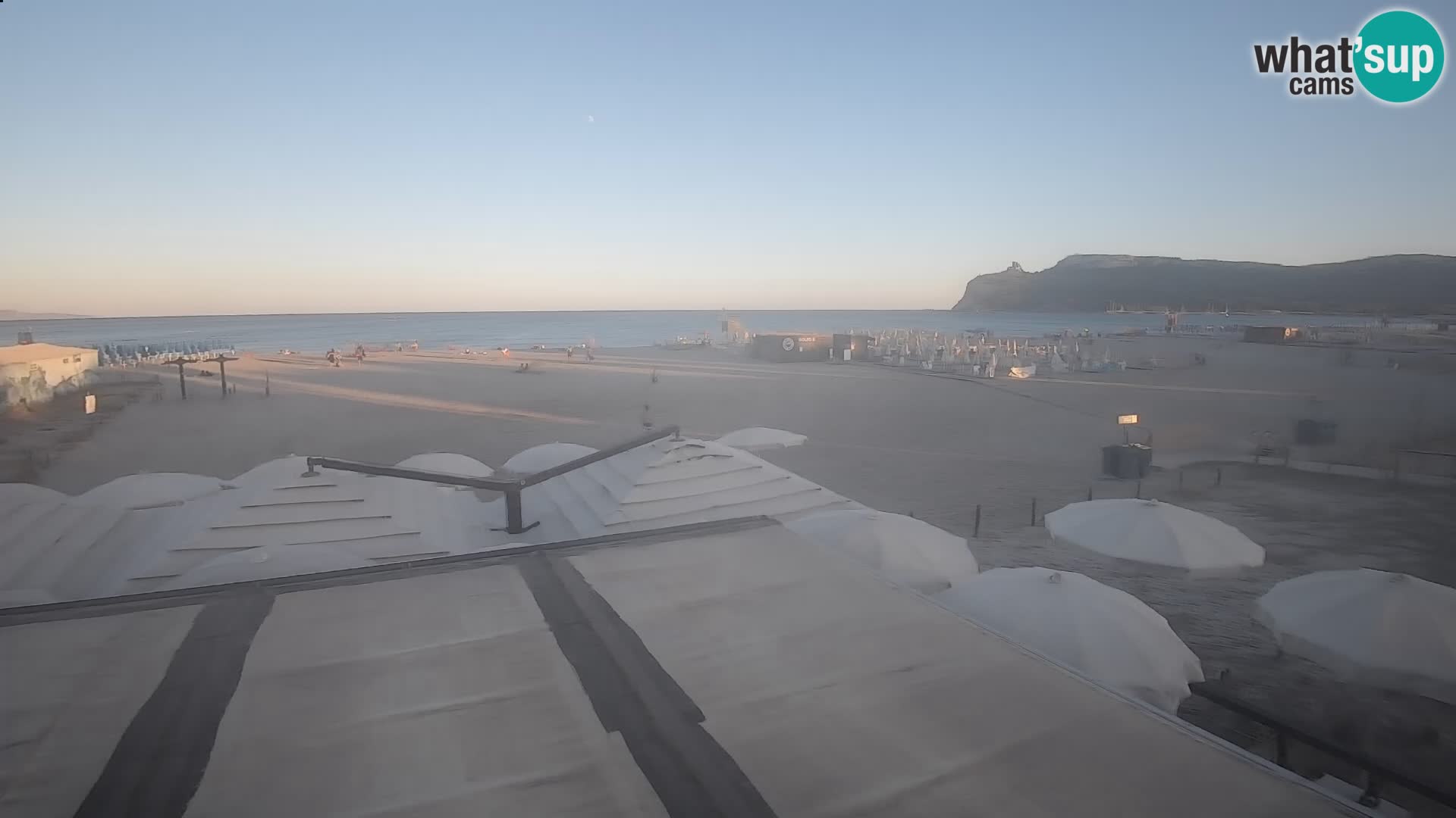 Poetto beach webcam | Cagliari | Sardinija