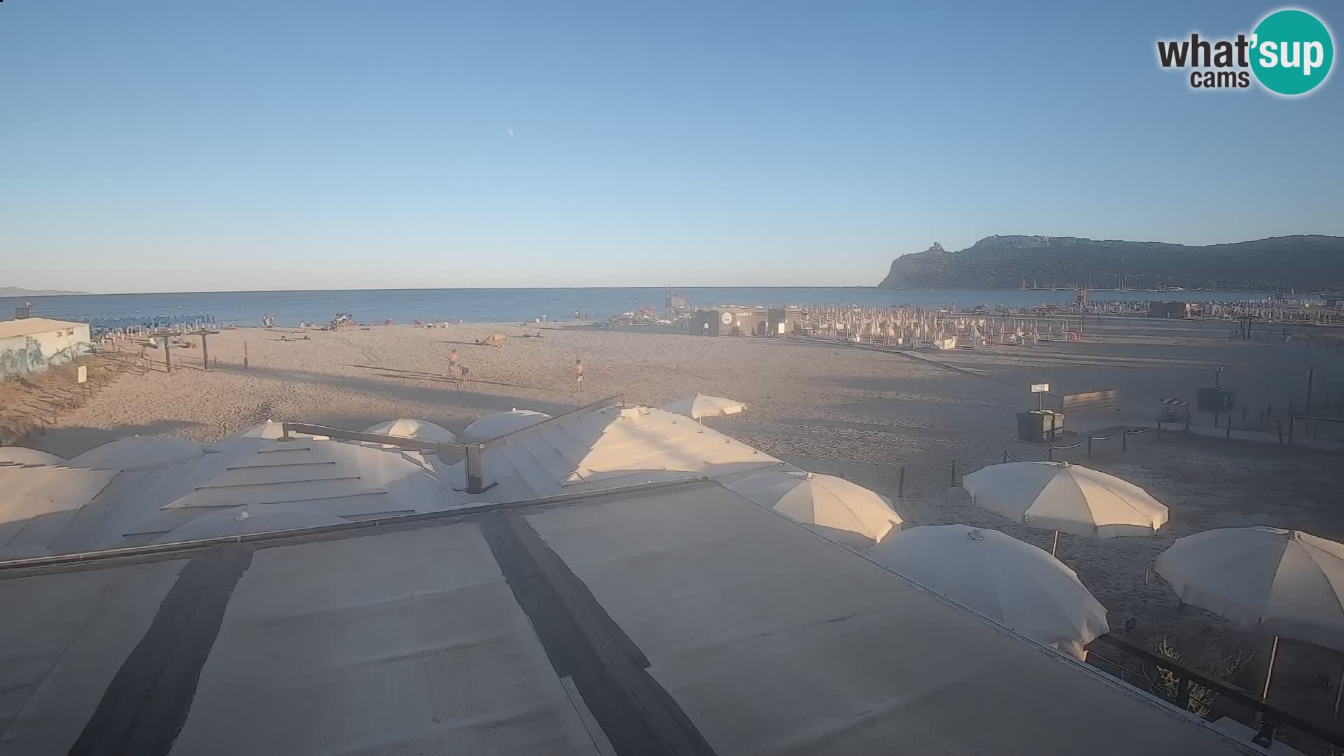 Webcam plage de Poetto | Cagliari | Sardaigne