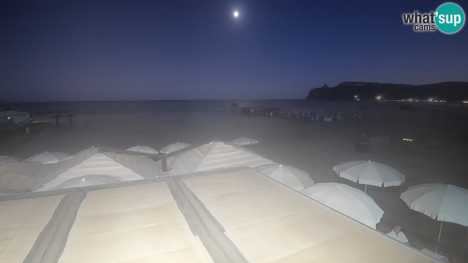 Poetto beach webcam | Cagliari | Sardinija