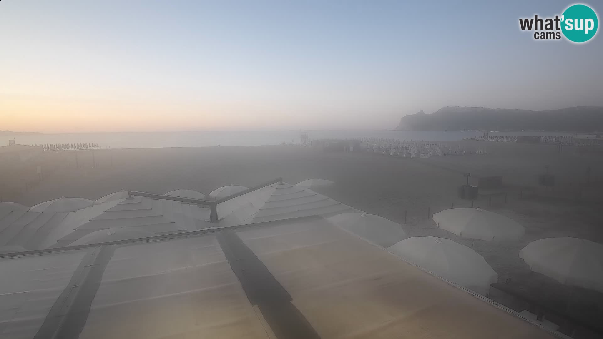 Poetto beach webcam | Cagliari | Sardinija