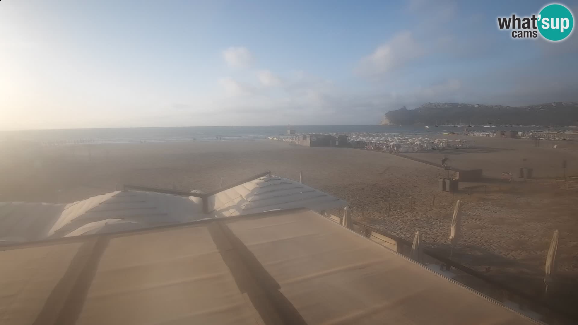 Poetto beach webcam | Cagliari | Sardinija