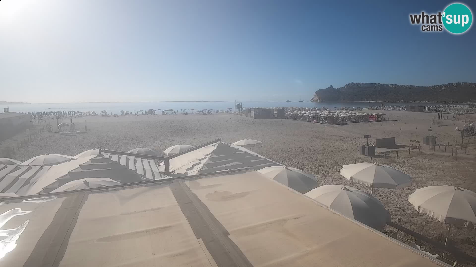 Webcam plage de Poetto | Cagliari | Sardaigne
