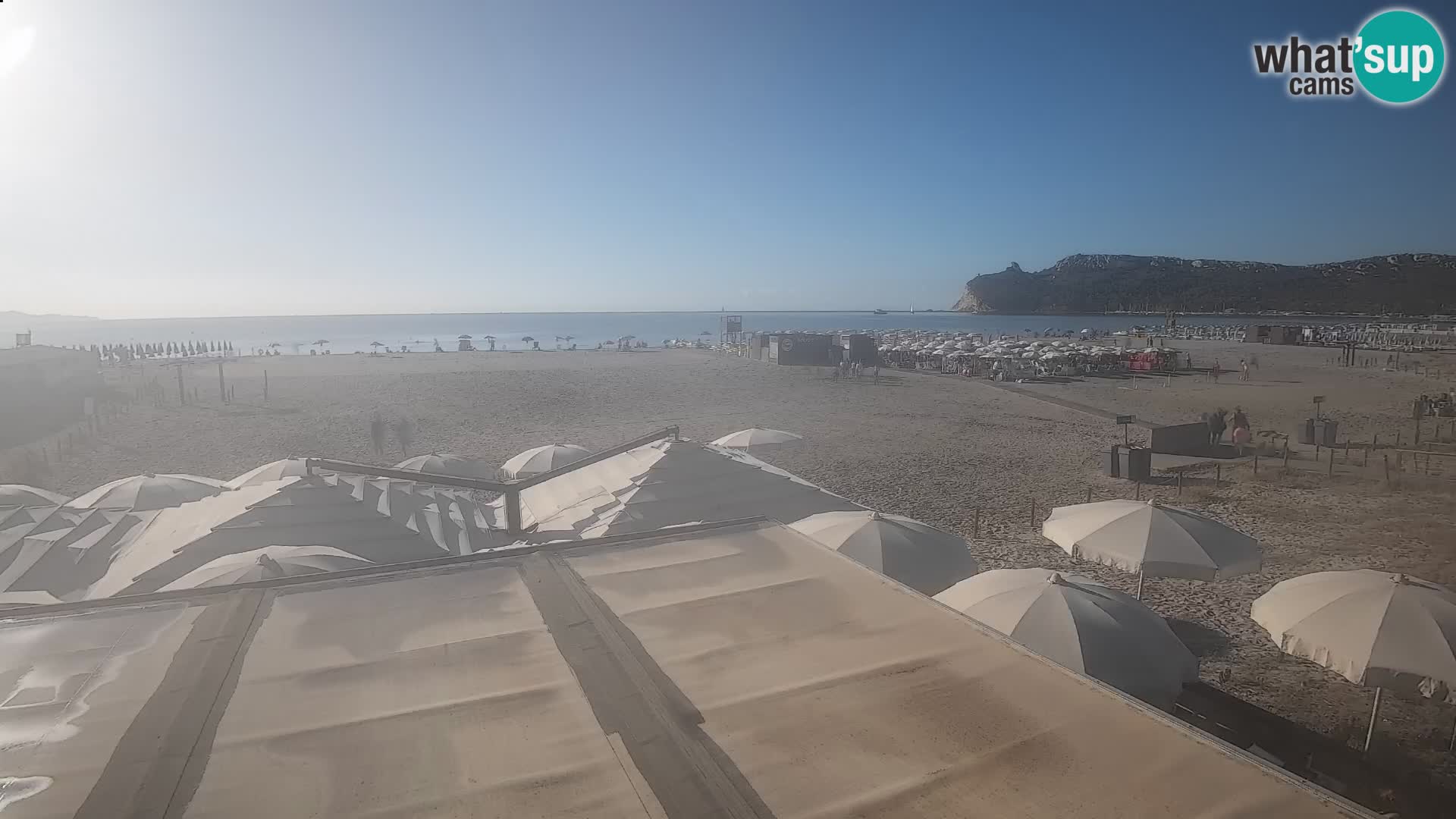 Webcam plage de Poetto | Cagliari | Sardaigne