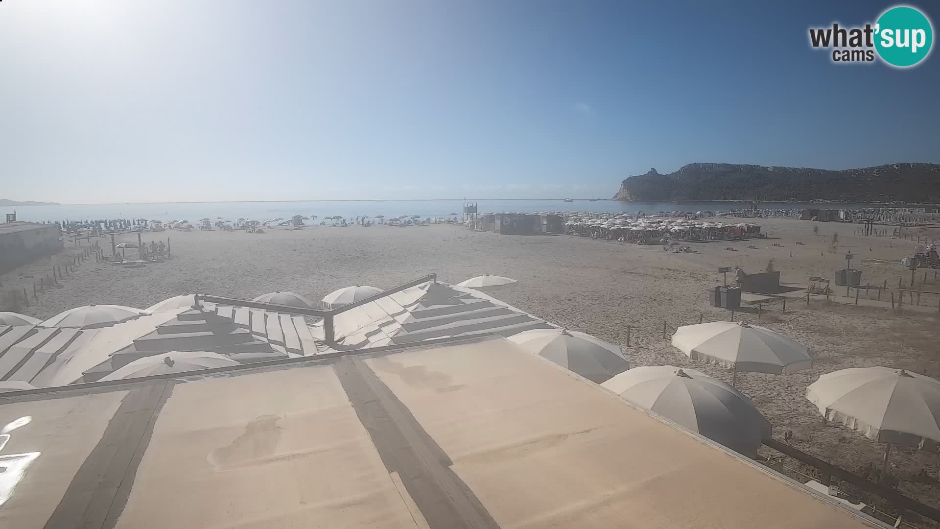 Poetto beach webcam | Cagliari | Sardinija