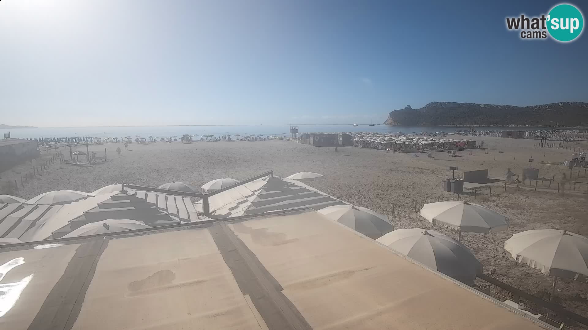 Poetto beach webcam | Cagliari | Sardinija
