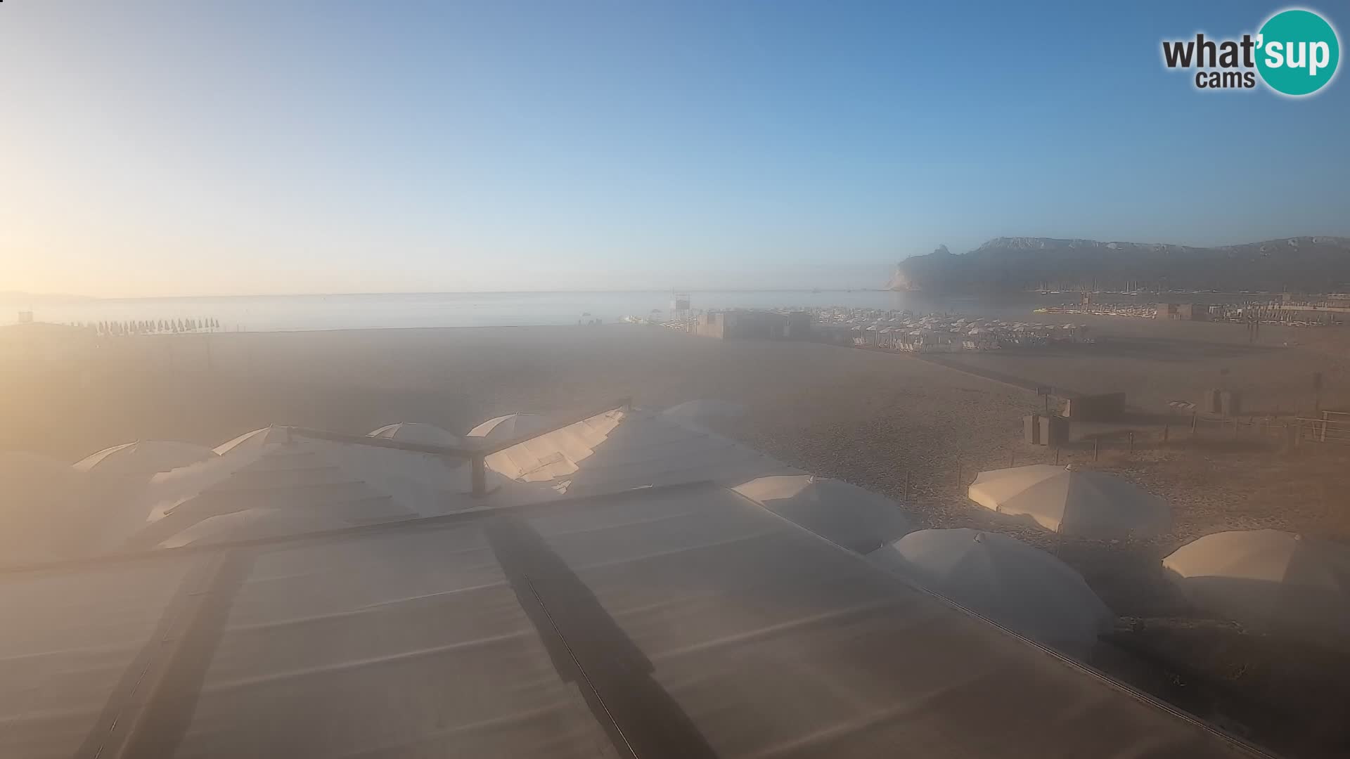 Poetto beach webcam | Cagliari | Sardinija