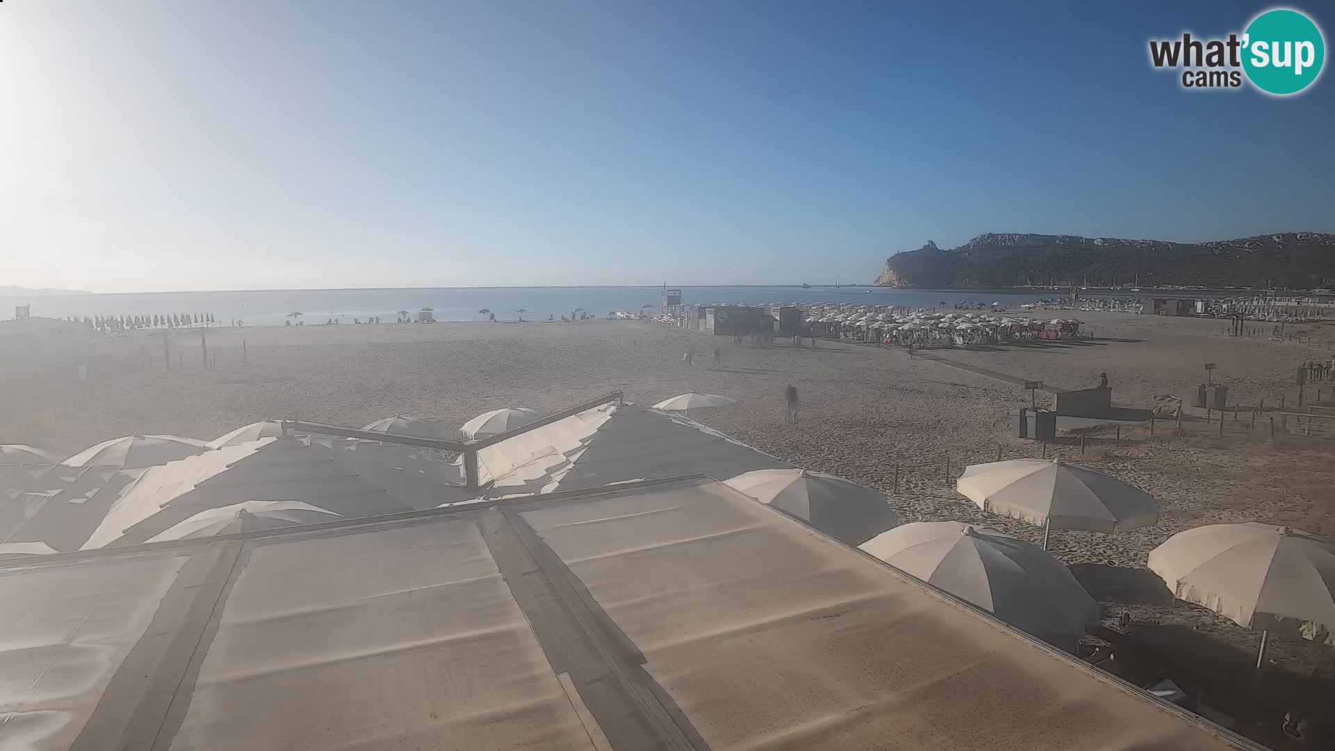 Poetto beach webcam | Cagliari | Sardinia