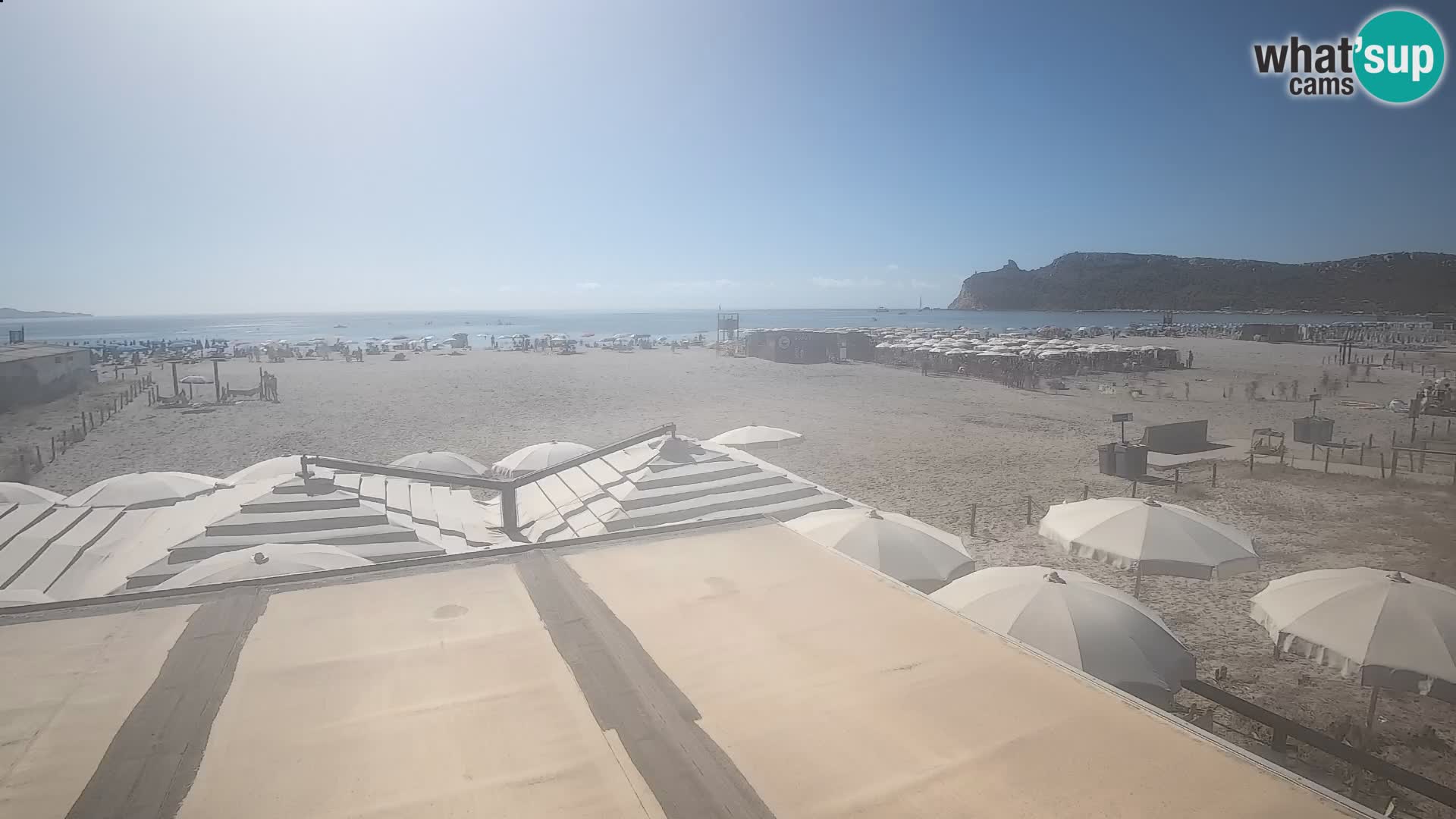 Webcam plage de Poetto | Cagliari | Sardaigne