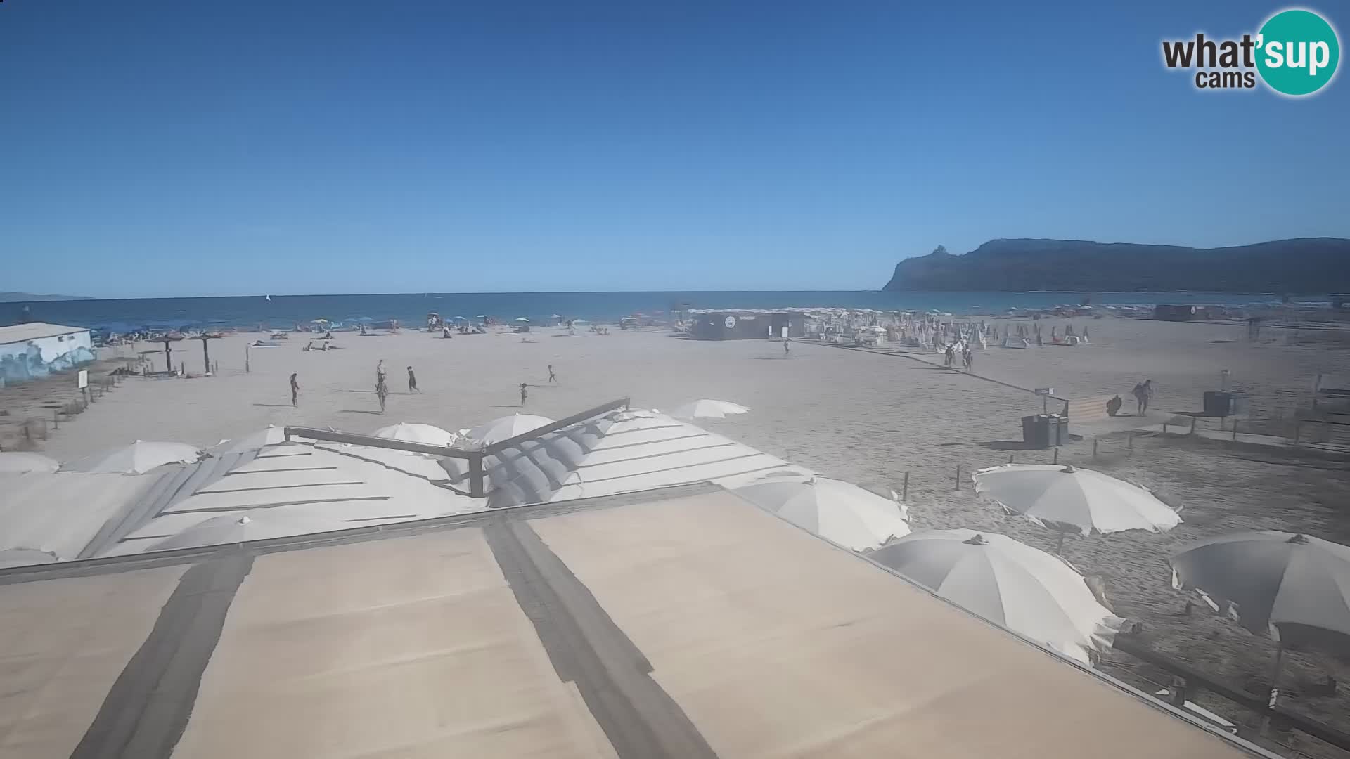 Poetto beach webcam | Cagliari | Sardinija
