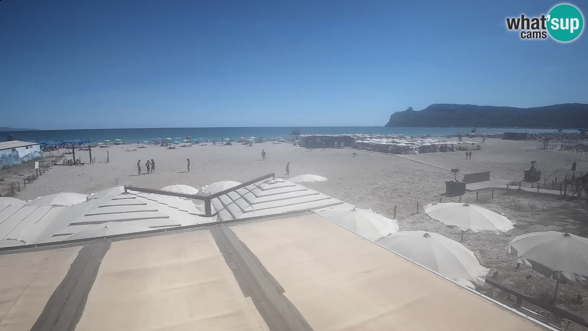 Poetto beach webcam | Cagliari | Sardinia