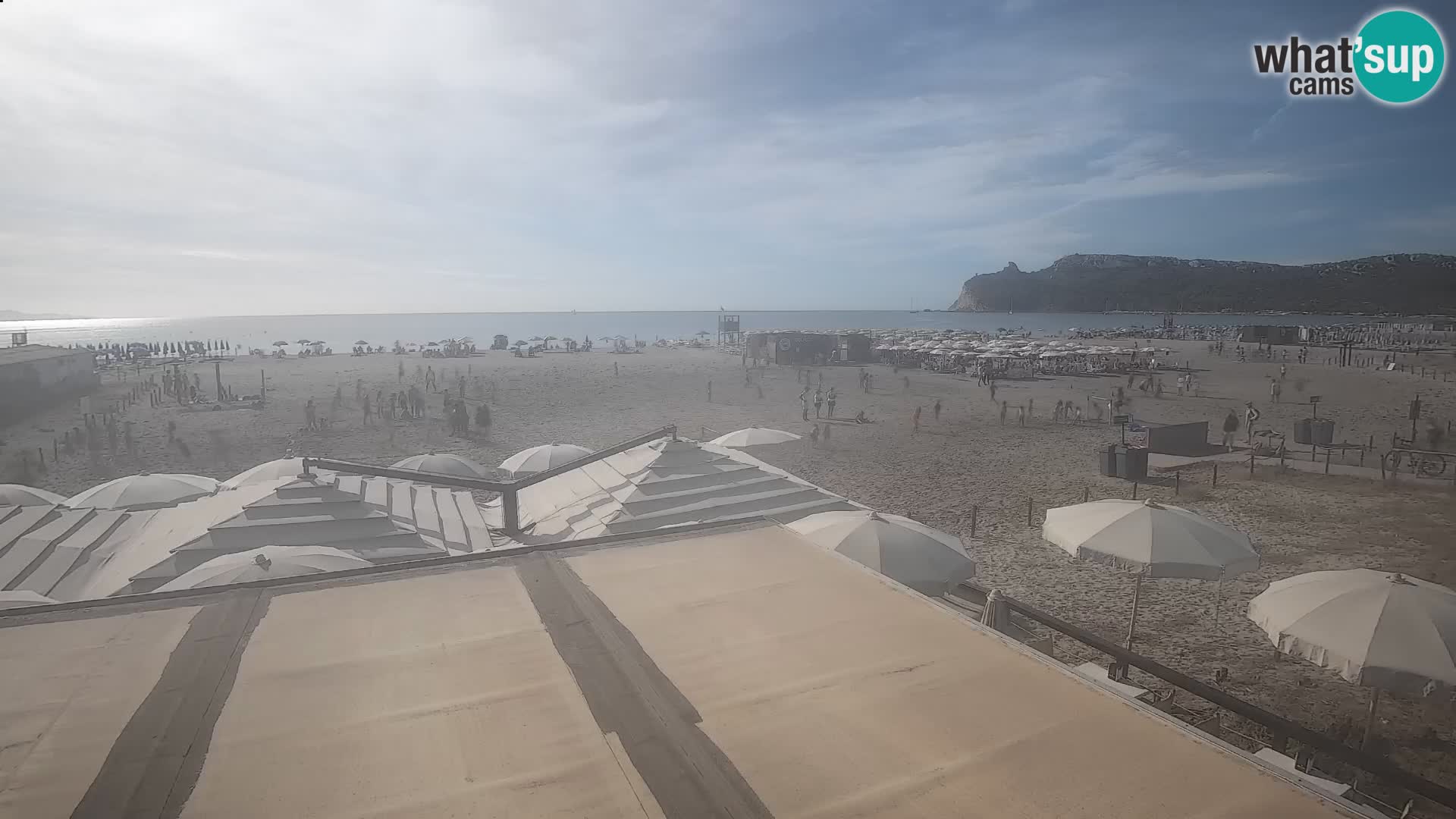Poetto beach webcam | Cagliari | Sardinia