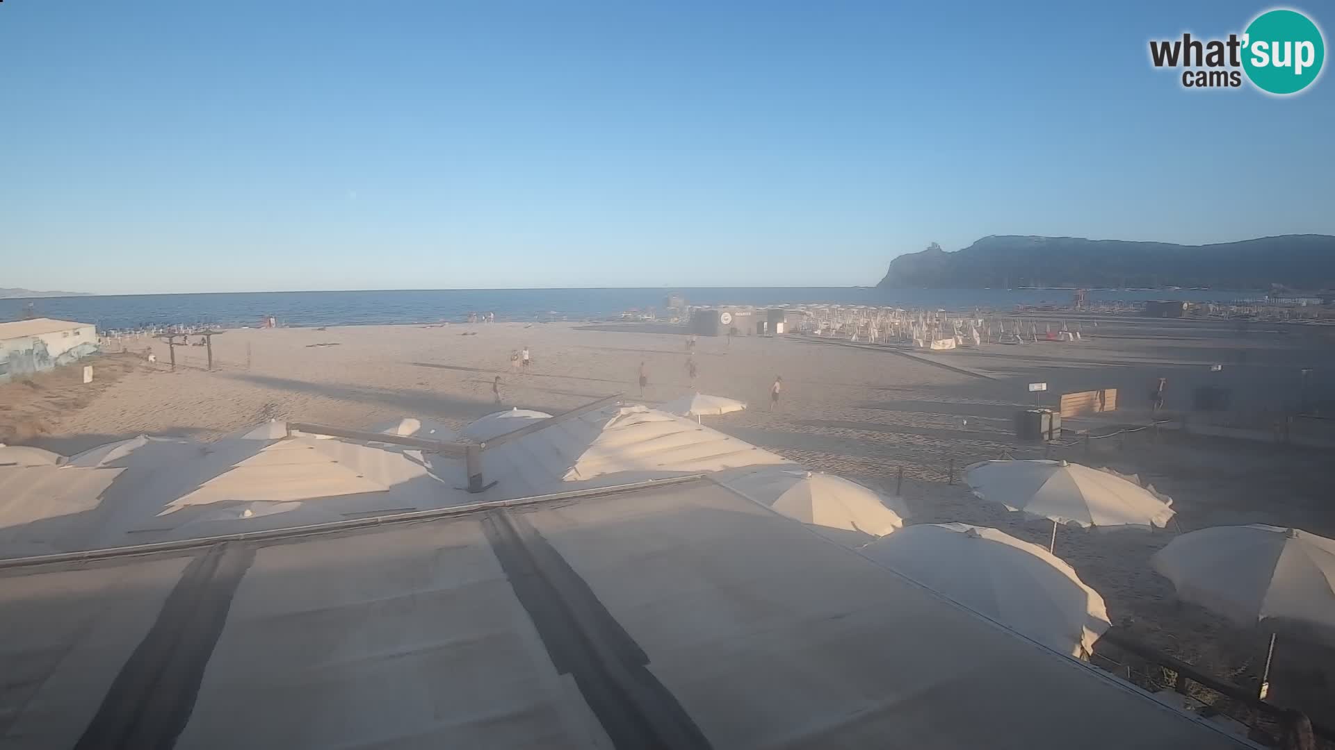 Webcam plage de Poetto | Cagliari | Sardaigne