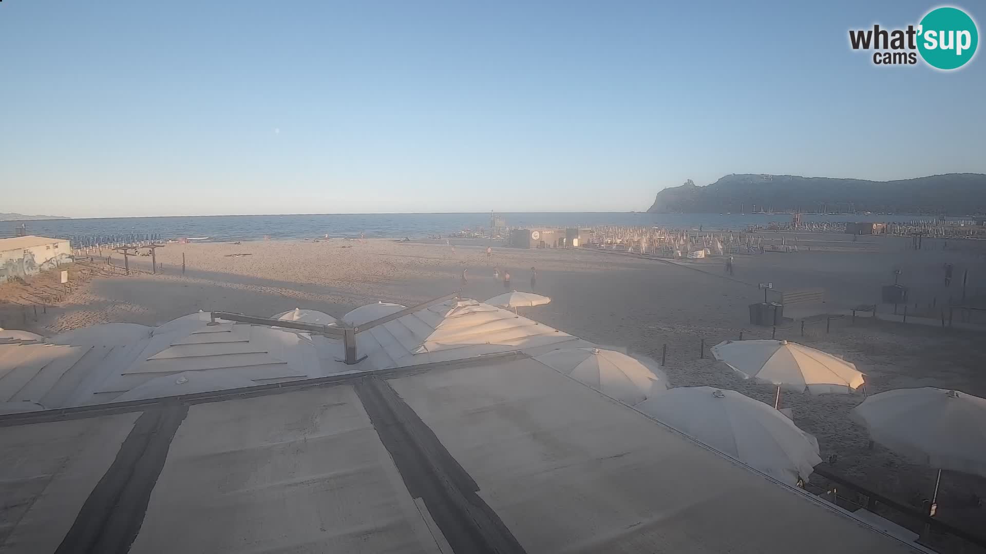 Poetto beach webcam | Cagliari | Sardinia