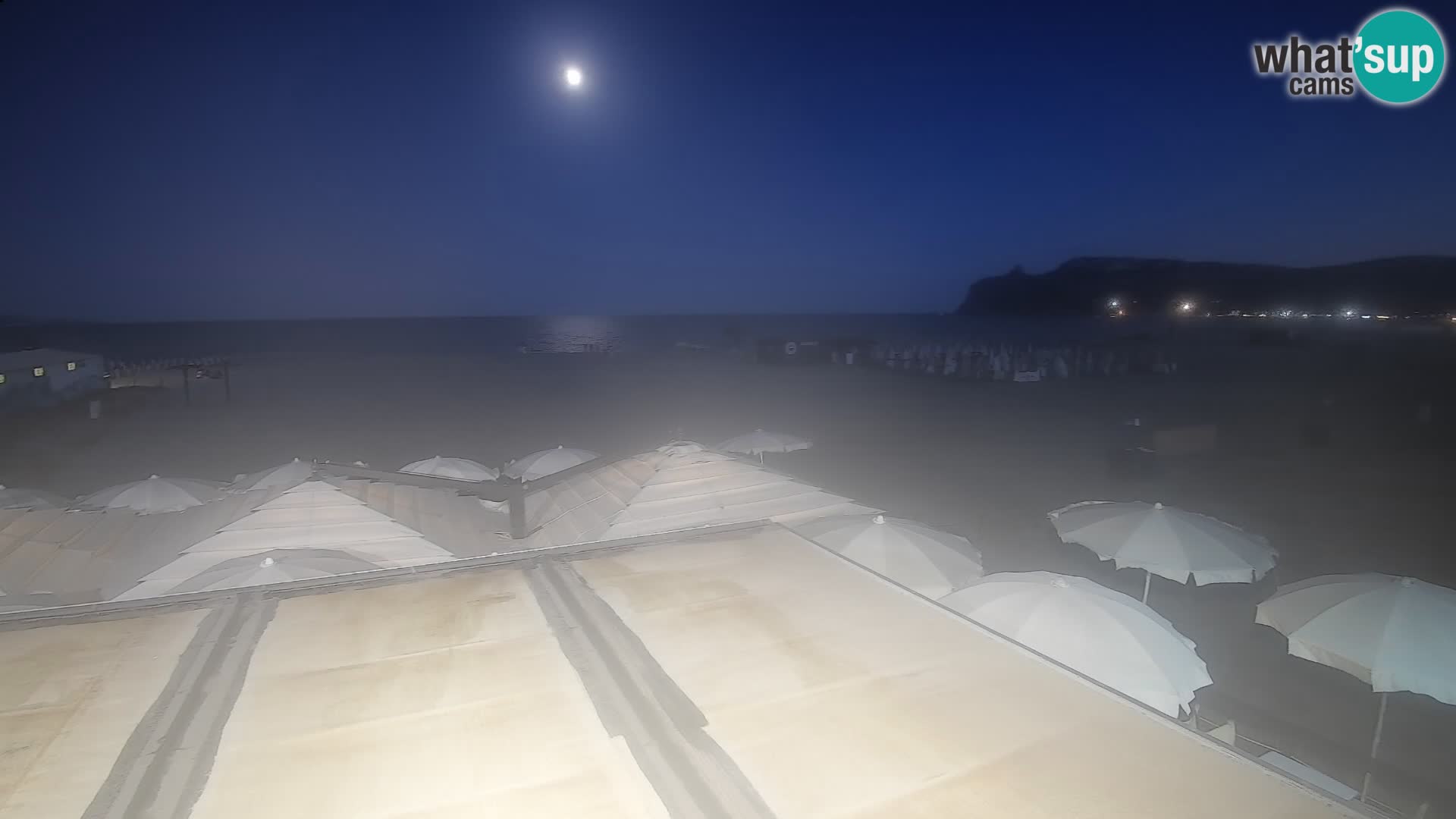 Poetto beach webcam | Cagliari | Sardinija
