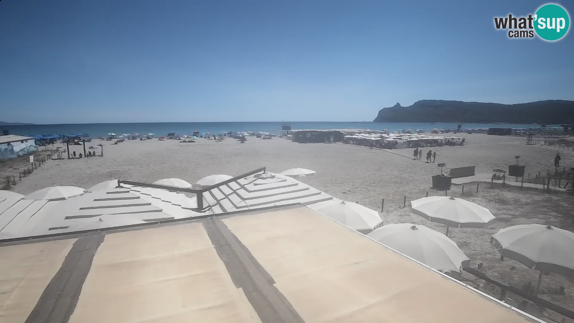 Poetto beach webcam | Cagliari | Sardinija