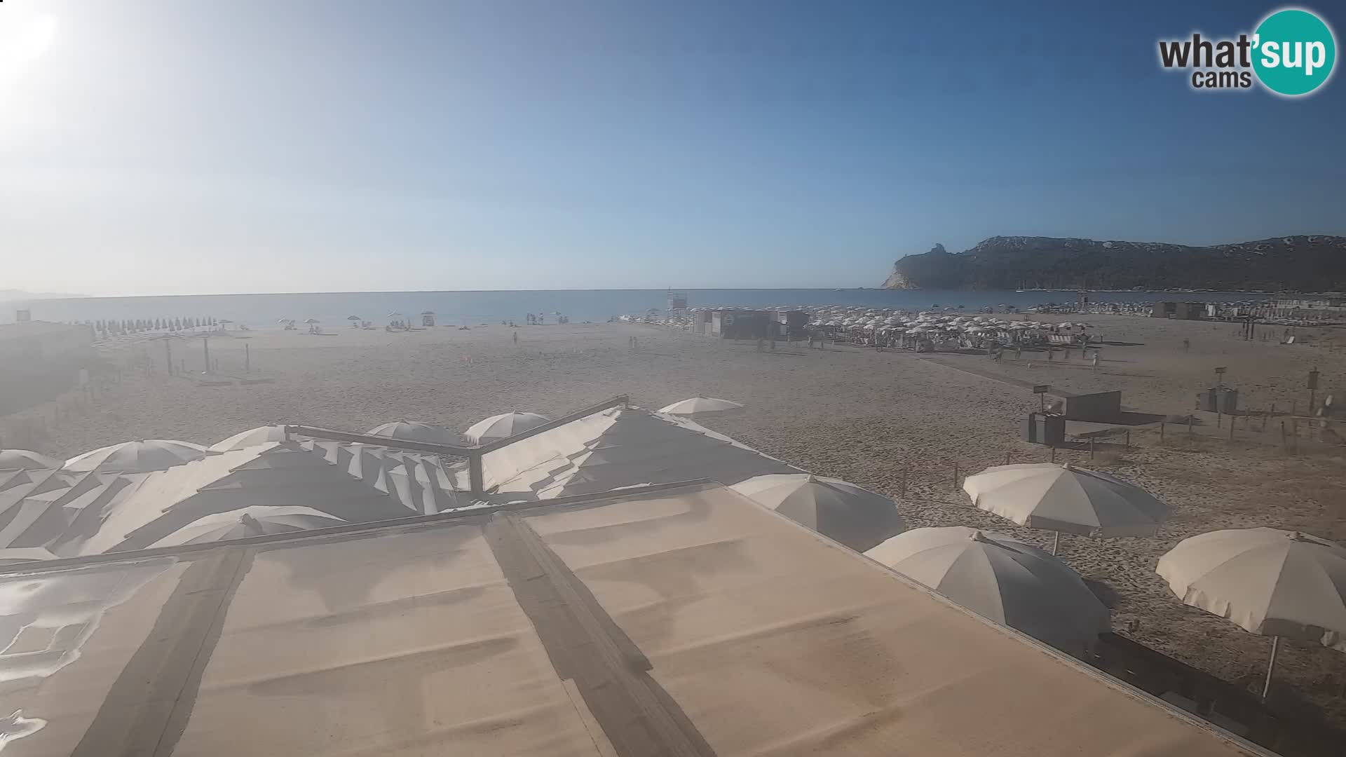 Poetto beach webcam | Cagliari | Sardinia