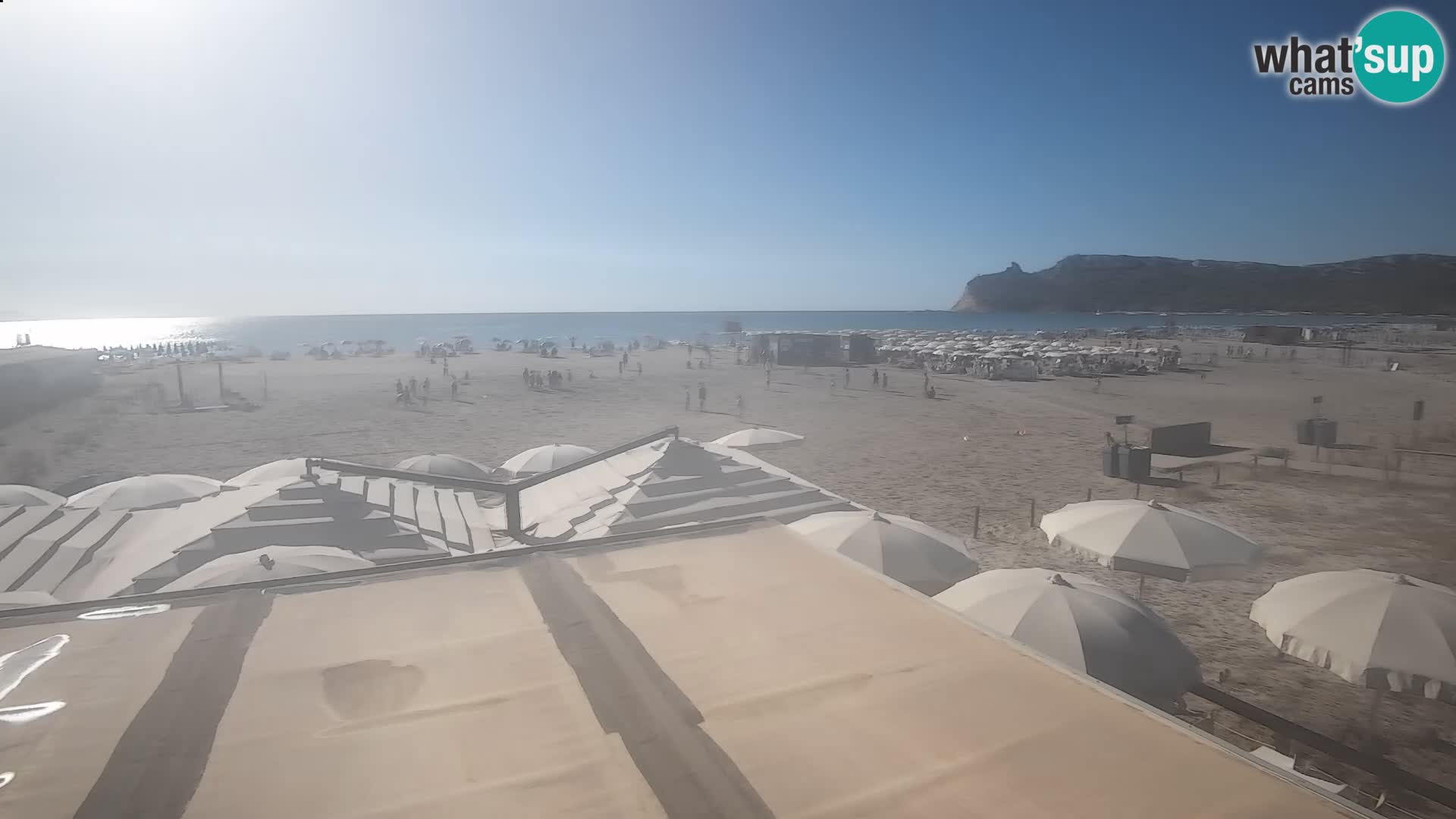Poetto beach webcam | Cagliari | Sardinija