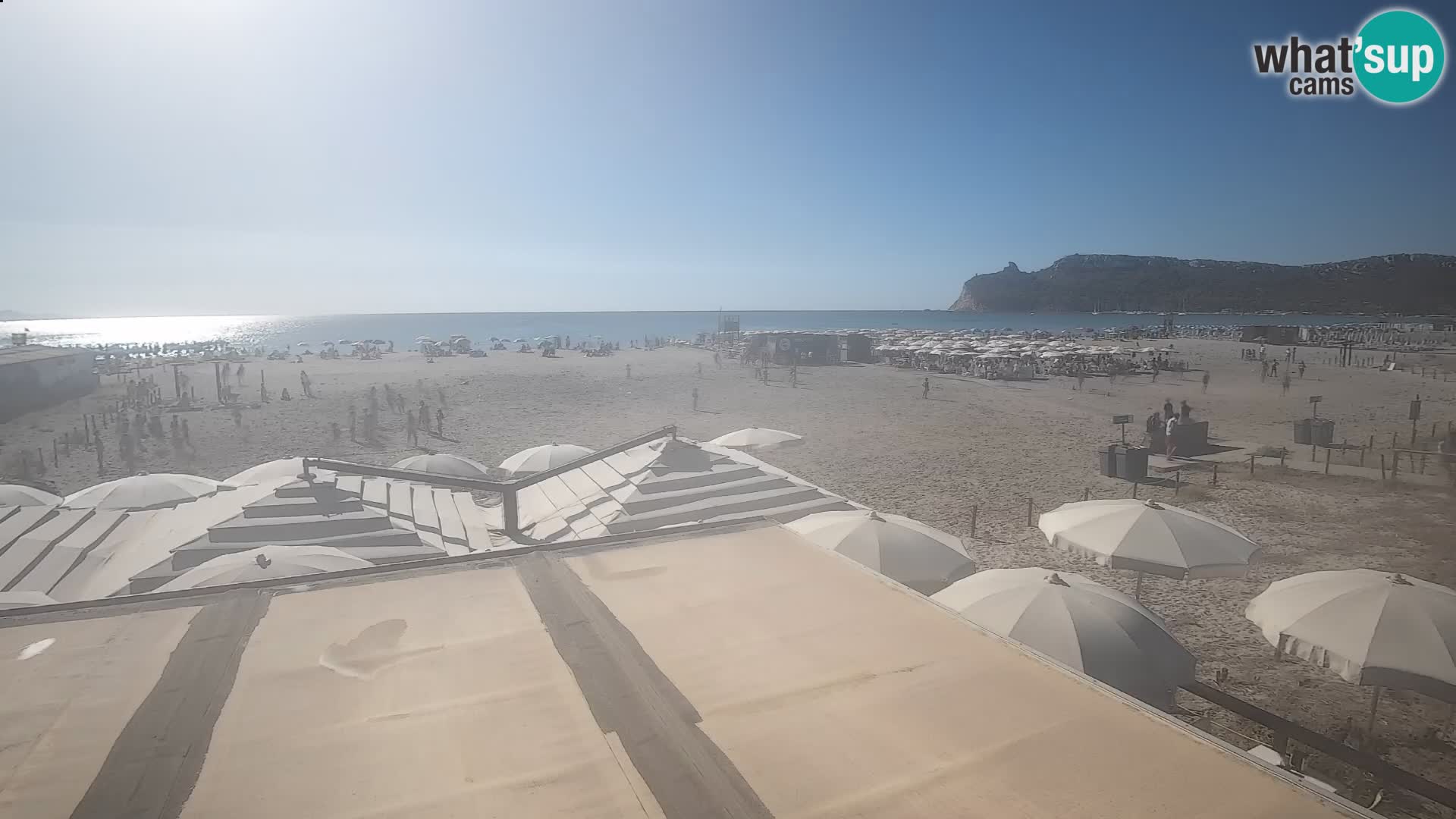 Poetto beach webcam | Cagliari | Sardinia