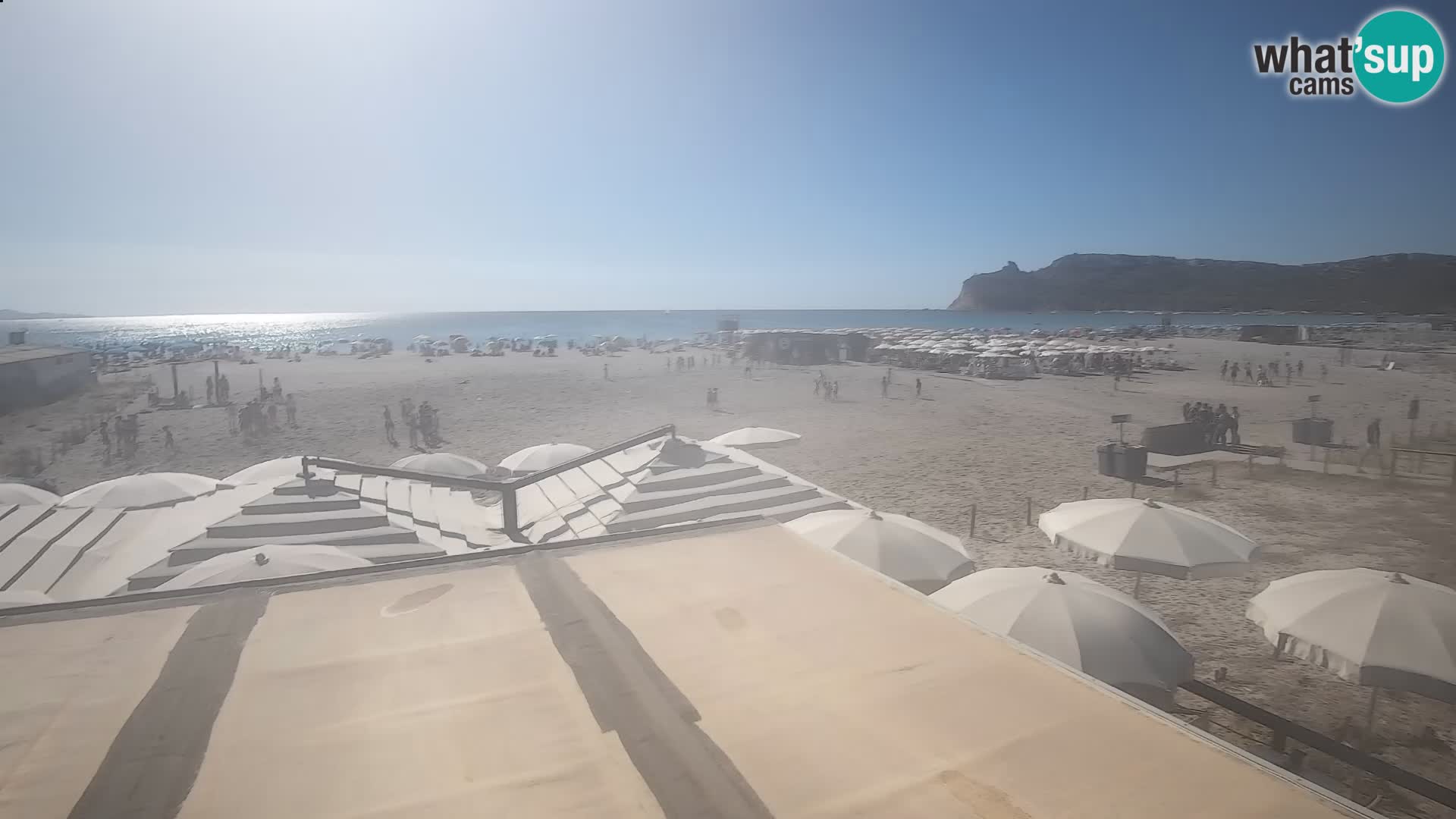 Poetto beach webcam | Cagliari | Sardinija