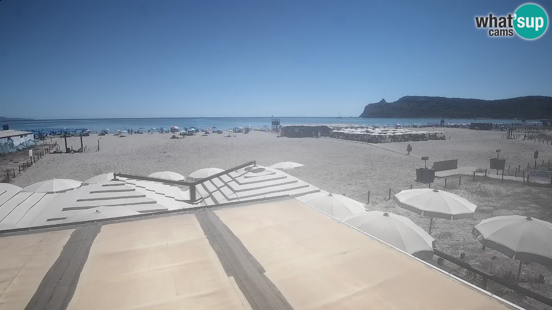 Poetto beach webcam | Cagliari | Sardinia