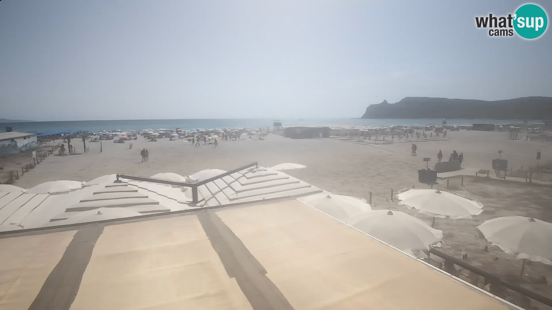 Poetto beach webcam | Cagliari | Sardinia