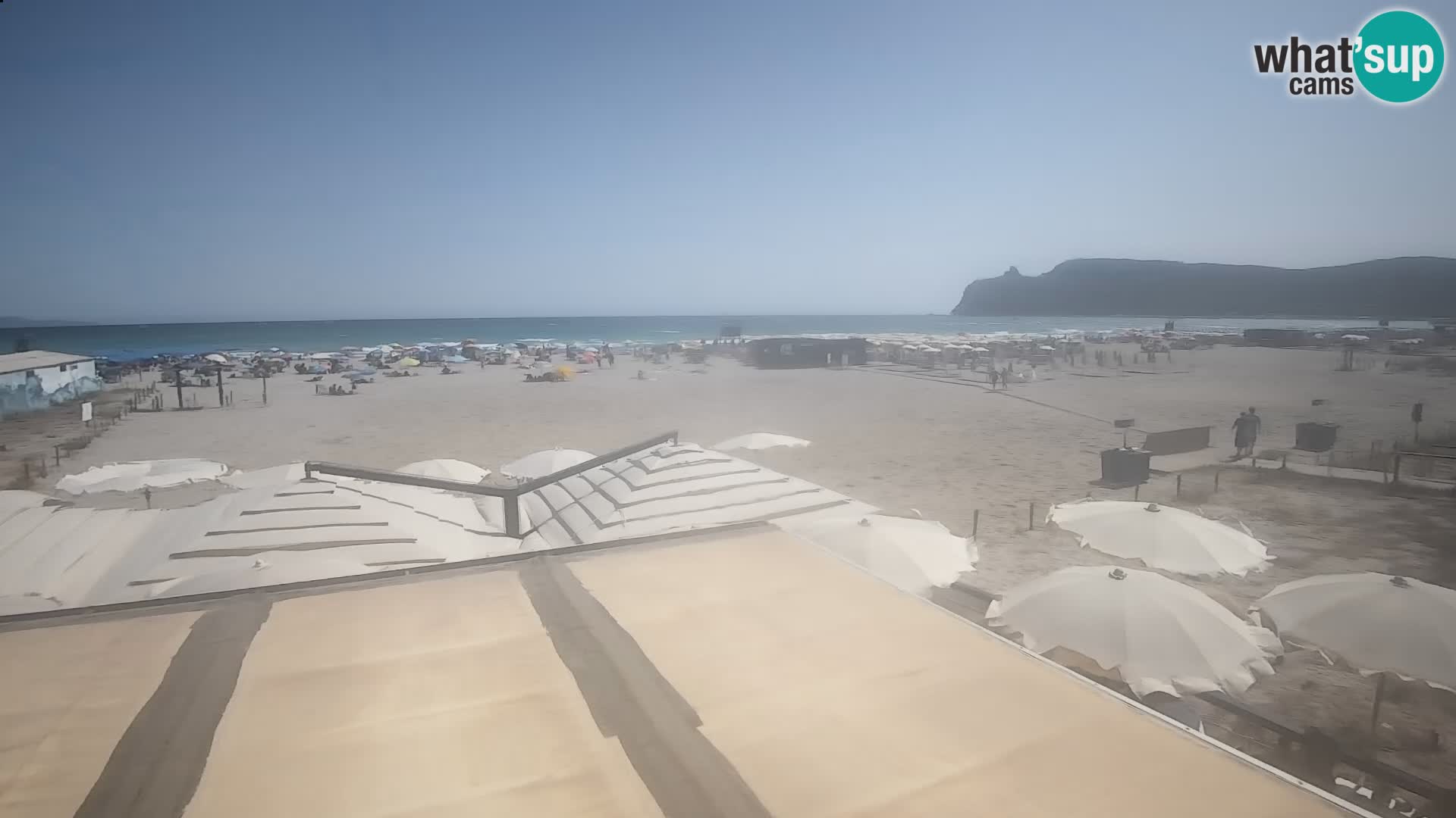 Webcam plage de Poetto | Cagliari | Sardaigne